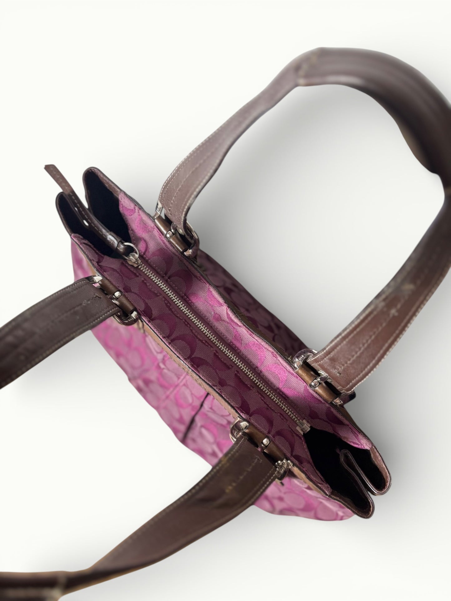 Coach Monogram Canvas Tote Bag