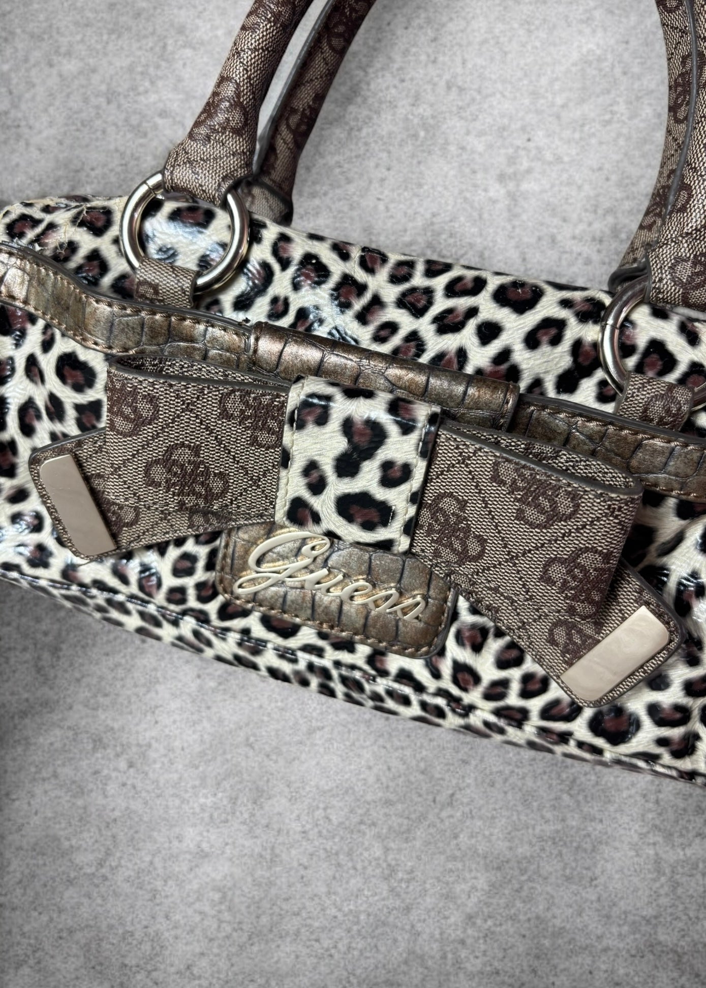 Guess Bag Y2K Leopard Baddie