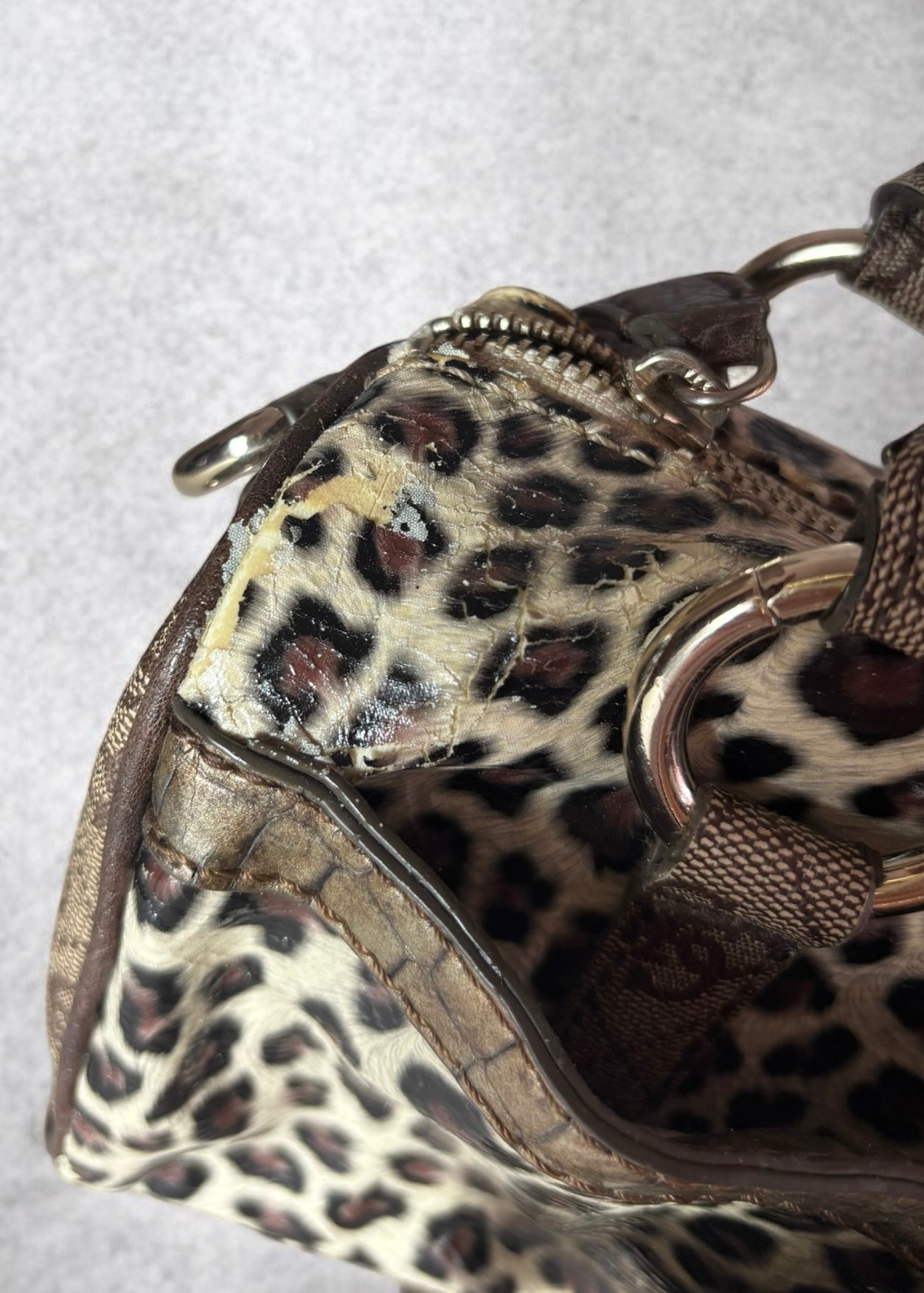 Guess Bag Y2K Leopard Baddie