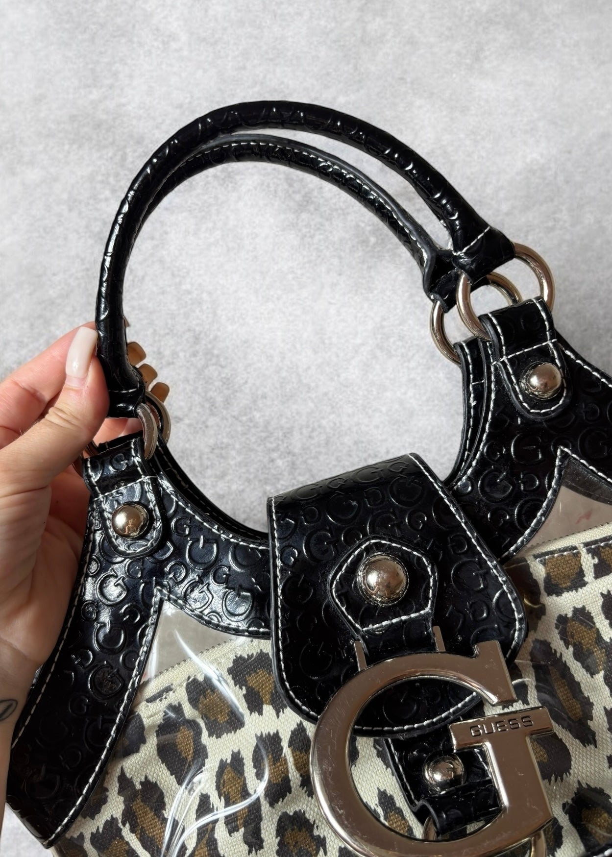 Guess Bag Leopard Vinyl