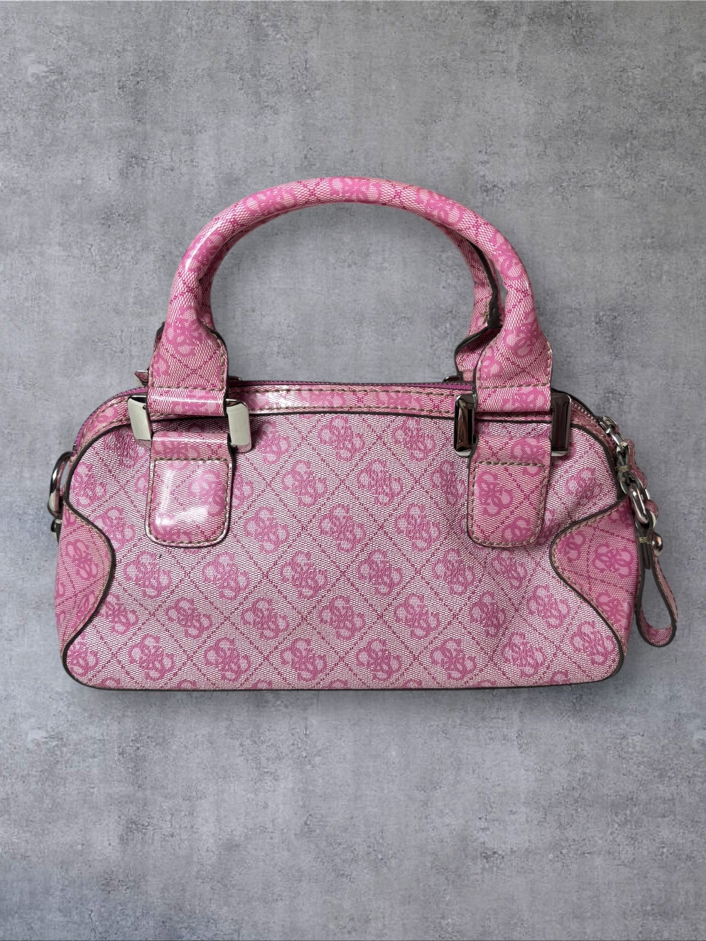 Guess Pink Monogram Shoulder Bag — Y2K Edition