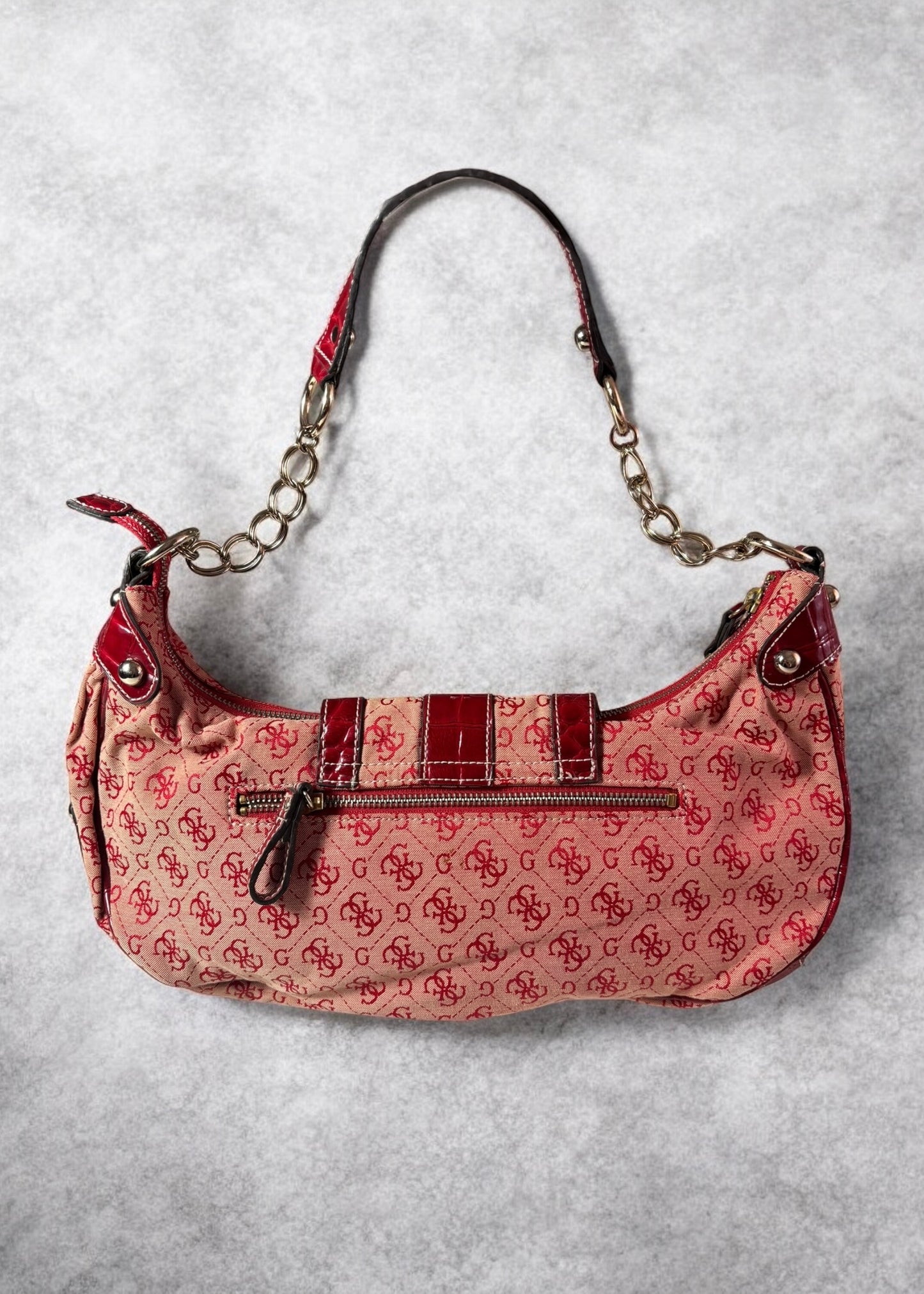 Red Bag Guess Vintage Y2K Limited Edition Monogram