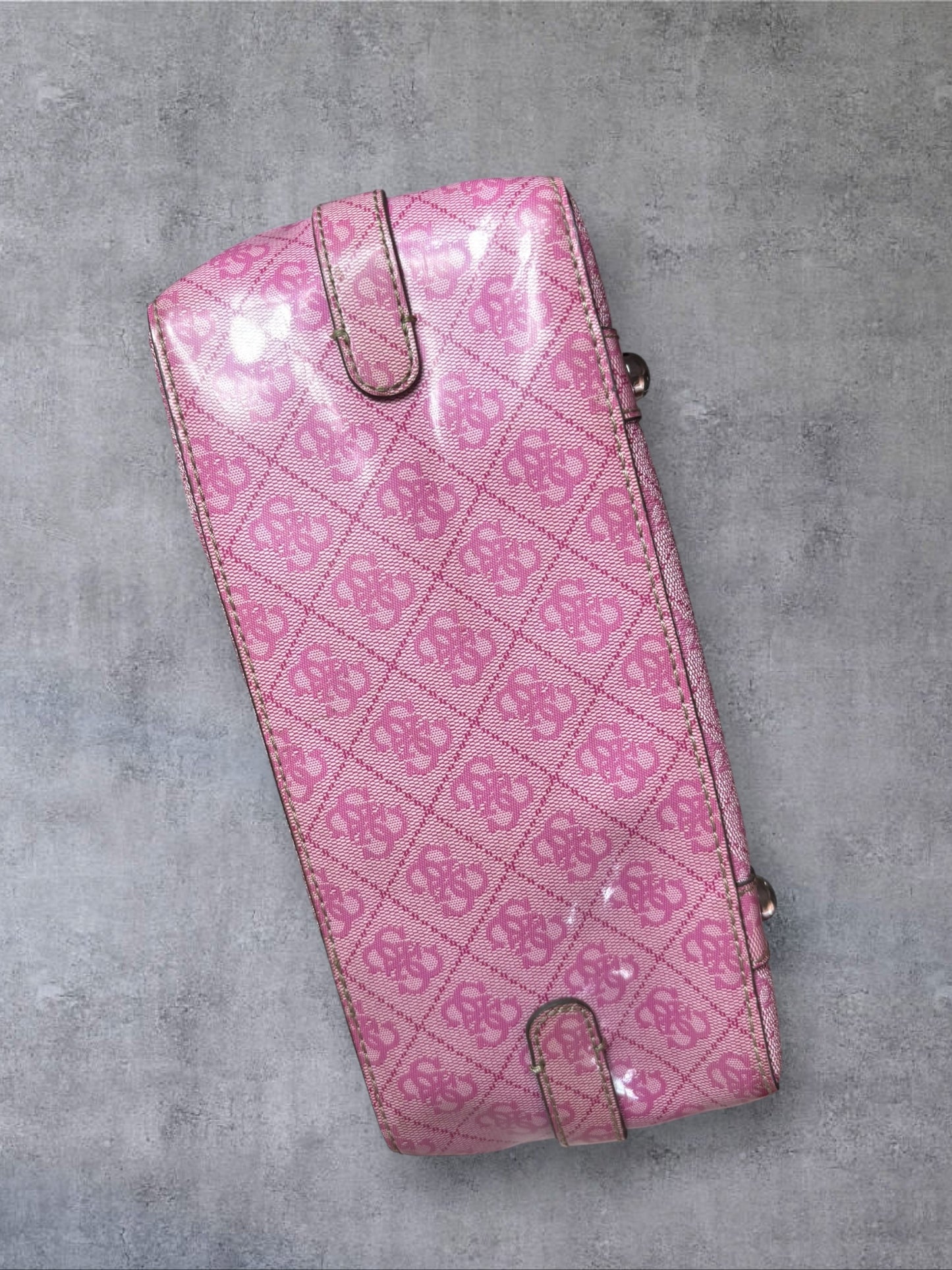 Guess Pink Monogram Shoulder Bag — Y2K Edition