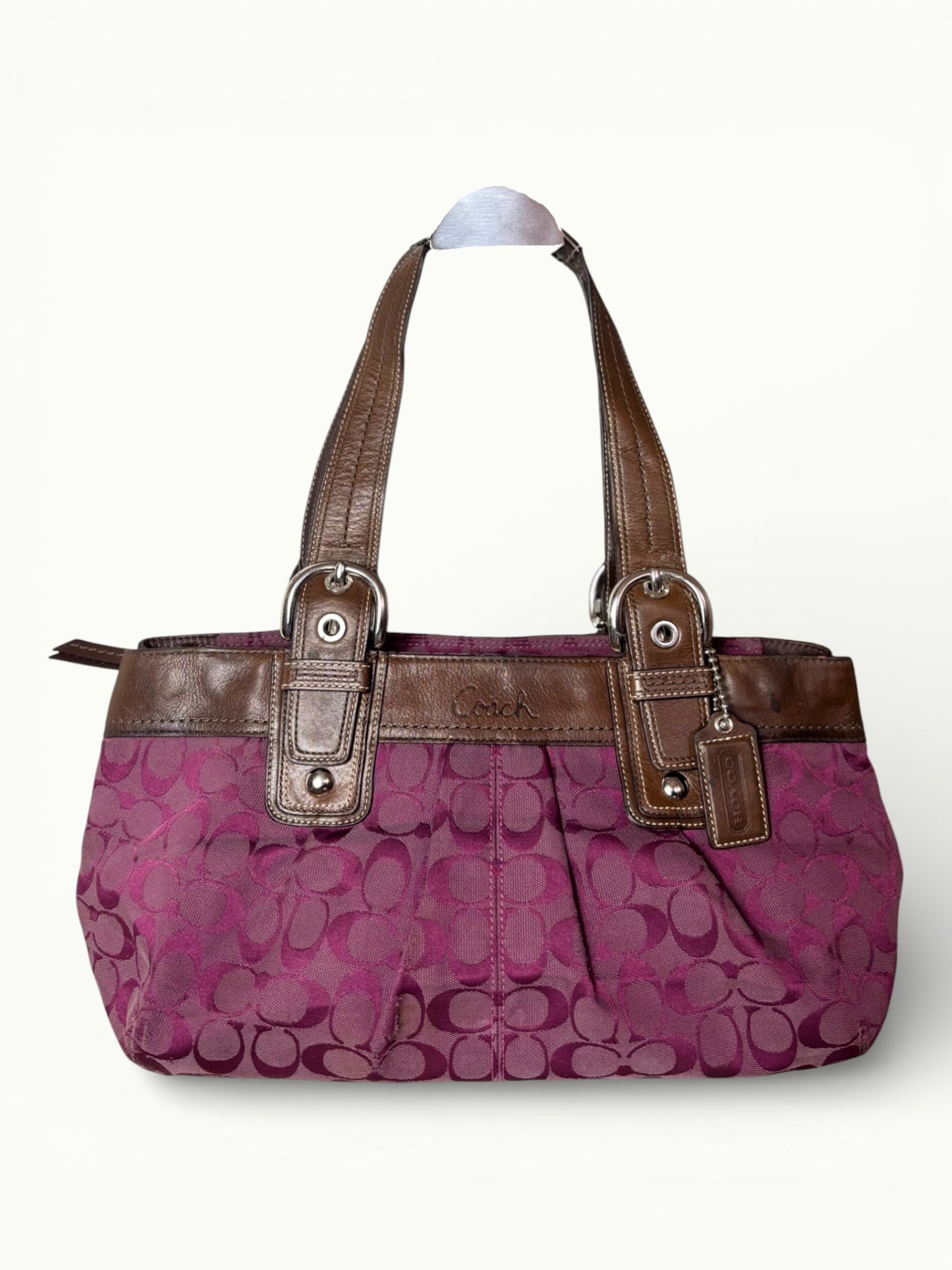 Coach Monogram Canvas Tote Bag