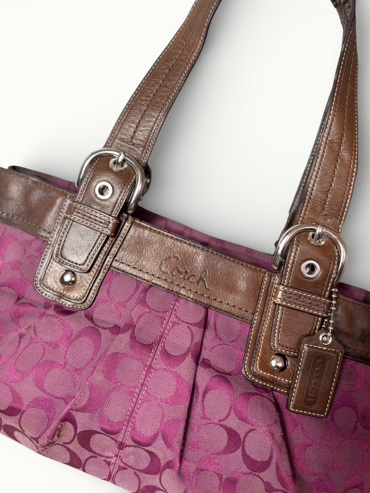 Coach Monogram Canvas Tote Bag